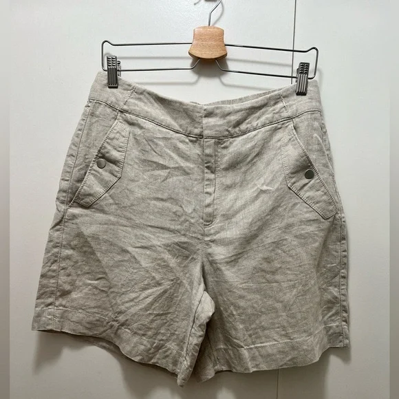 Athleta Linen Shorts - Picture 1 of 5